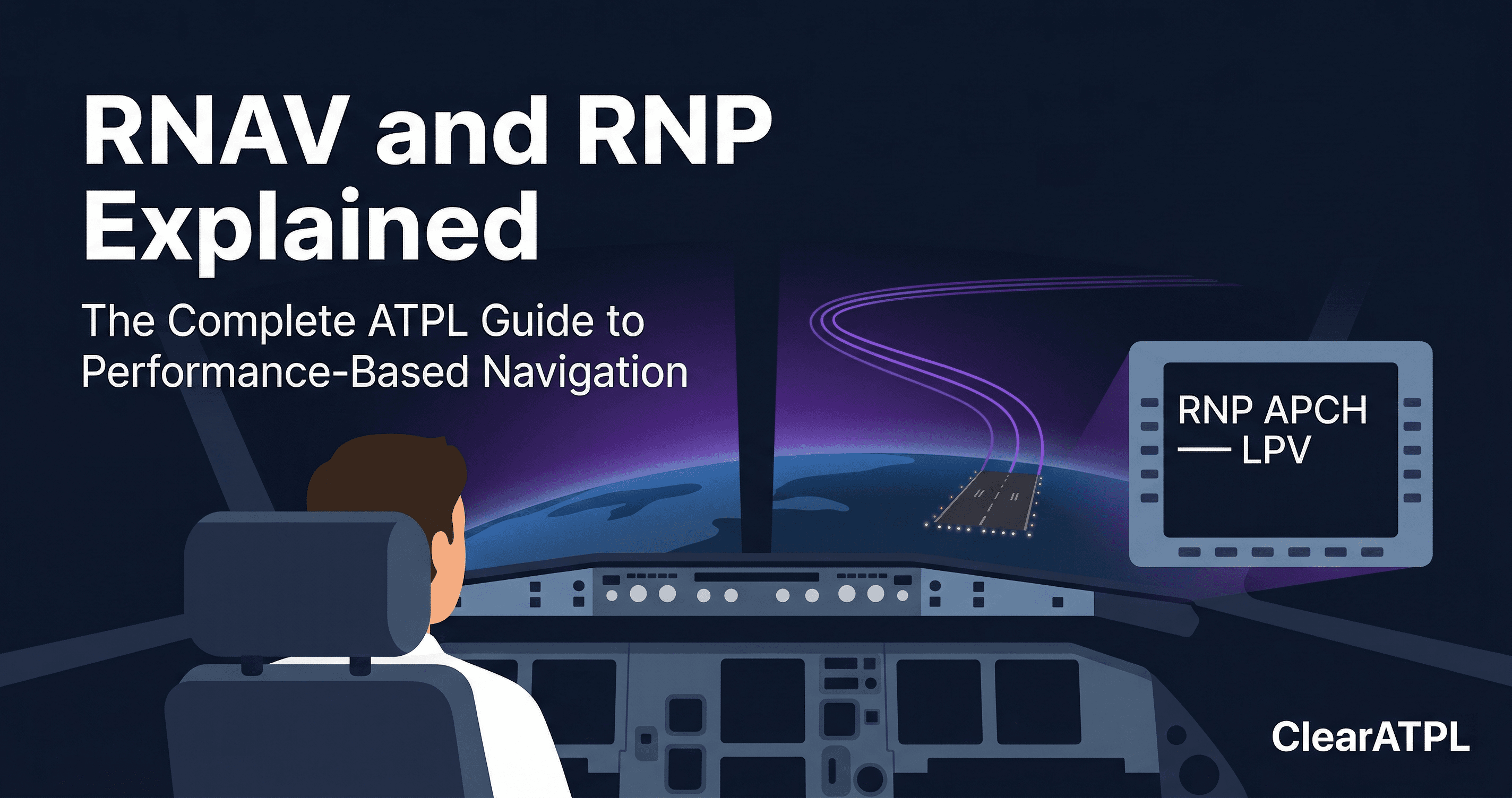 RNAV and RNP Explained: The Complete ATPL Guide to Performance-Based Navigation