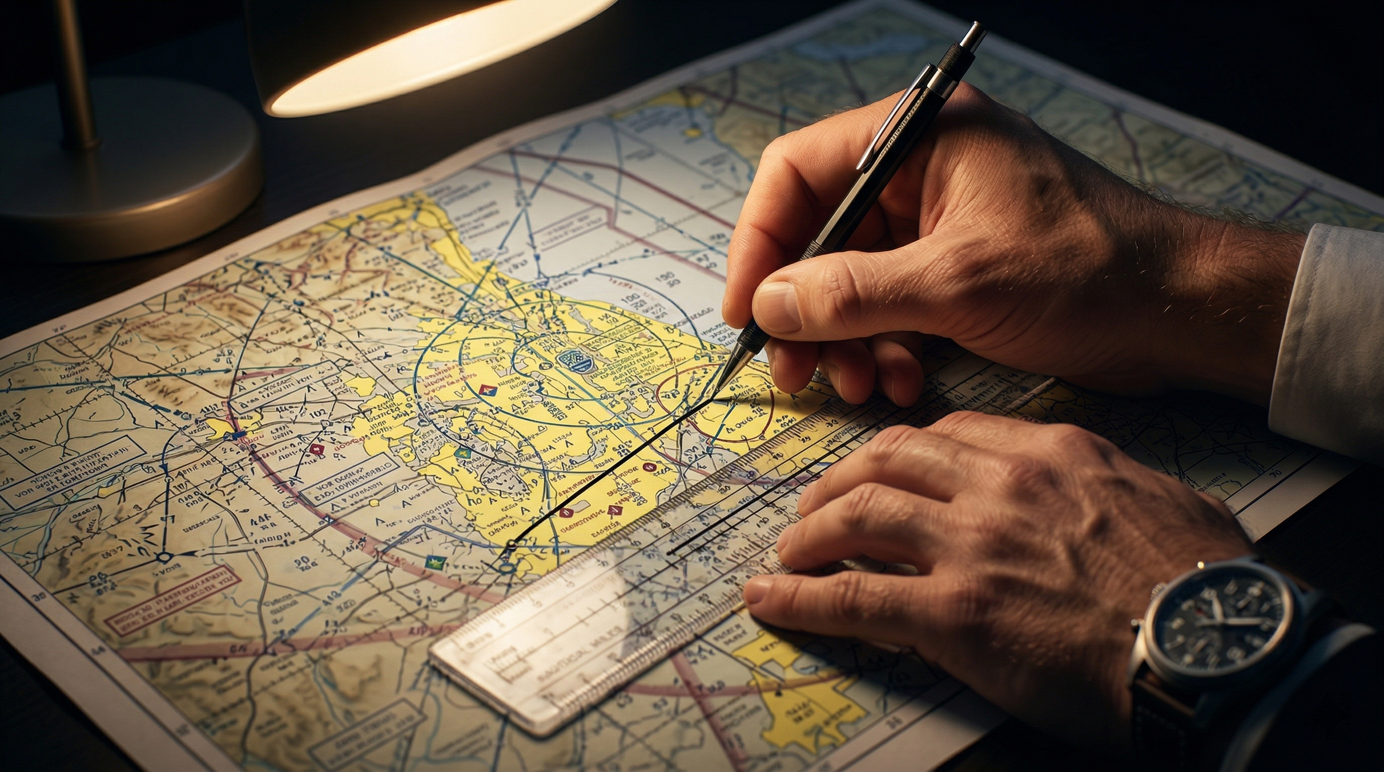 Aviation chart planning